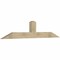 Ekena Millwork Portland Rough Sawn Timber Gable Bracket, Douglas Fir, 84"W x 17"H x 4"D x 6"F, 5/12 Pitch GBW084X17X0406POR00RDF - alternate 5
